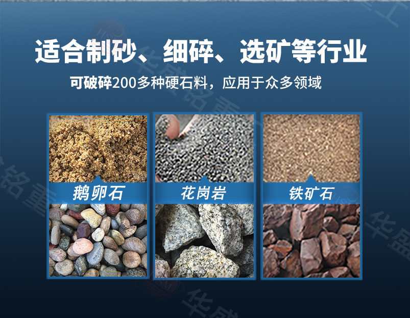 高壓輥磨機適用物料